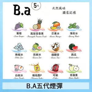 B.A 5代主機煙彈電子煙一盒三顆